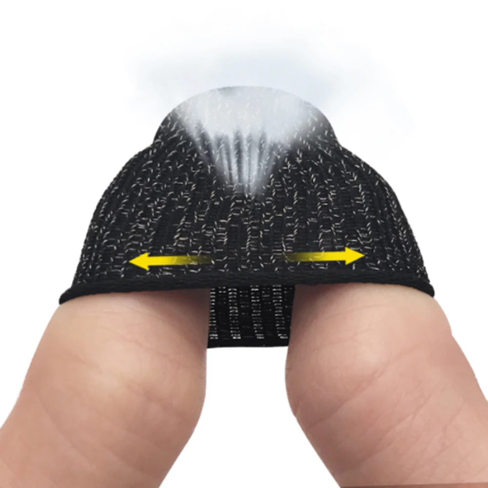 Pirkstu Uzmava Touch Screen Gultiņas Spēļu Cimdi Sweatproof Elpojošs Mobilās Spēles Kontrolieris Rokai Piedurknēm