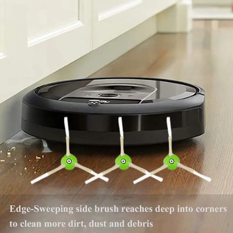 Rullīšu sukas Rezerves Daļas iRobot Roomba i7 i7+/i7 Plus E5 E6 putekļsūcējs Sānu Suku Filtrs Netīrumu Likvidēšanai Somas