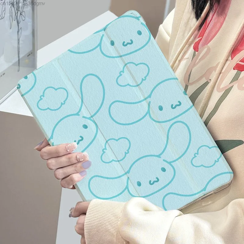 Sanrio Hello Kitty Kuromi IPad 10 Aizsardzības Gadījumā, 9. Paaudzes Pro 2022 11 12.9 Mini5 6 Segtu Anti Drop Gaisa 3 4 Ipad Ir 2021. Gadījumā
