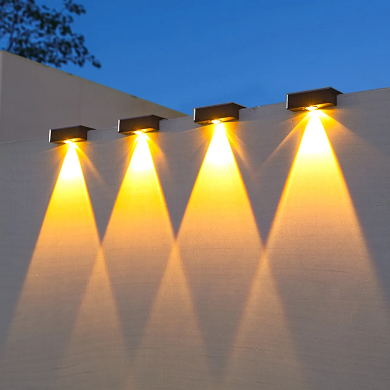 Saules Sienu Mazgāšana Lampas Ūdensizturīgs Āra LED Sienas Apgaismojuma Pagalma Lampas Dekoratīvs Balkons, Dārzs