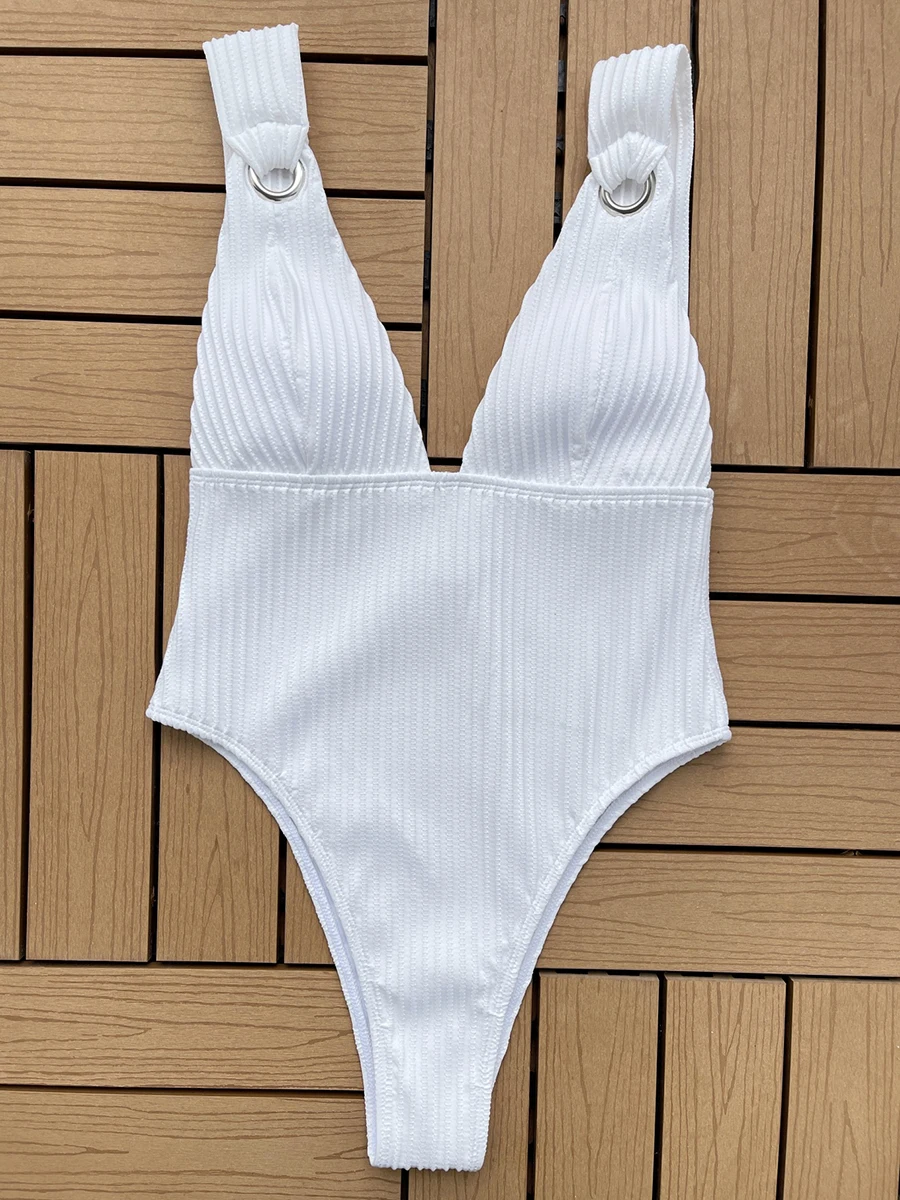 Sexy Dziļu V Peldkostīmi Sieviete 2023 Viens Gabals Peldkostīms Sieviešu Svītrains peldkostīms Vasaras Peldēšanas Tērps Sievietēm Pludmalē Valkāt Monokini