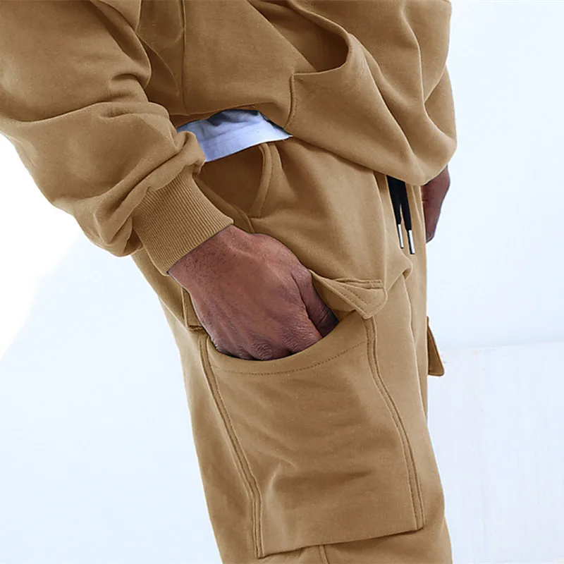 vīriešu garās bikses instrumenti gadījuma bikses kabatā apdrukāta kokvilnas dienas bizness fitnesa y2k bikses vīriešu ērtu apģērbu vīriešiem