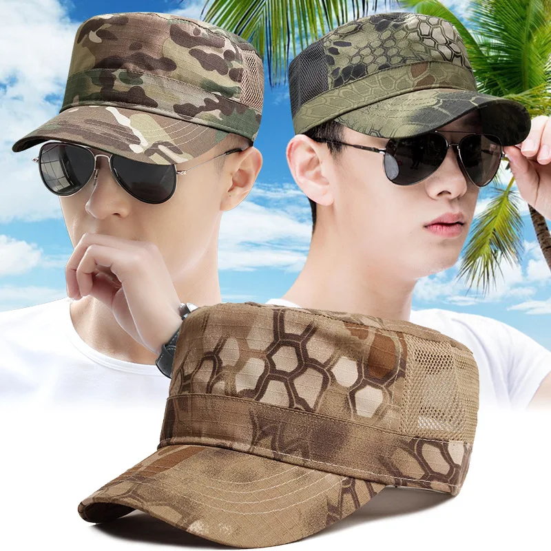 Vīriešu Jaunu Modes Python Modelis Maskēties Armijas Cepure Dāmas F1 Taktisko Mācību Zvejas, Medību Pārgājieni, Sporta Dzīvoklis Beisbola cepure